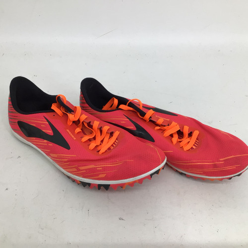 Vist Large View of Product Image Which is Used Brooks MACK 18 WM 11.0 CROSS COUNTRY SHOES Track & Field Cleats Adult Red Senior 11