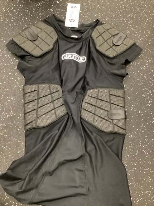Vist Large View of Product Image Which is Used Battle Sports INTERGRATED SHIRT FB Top Adult Black XL