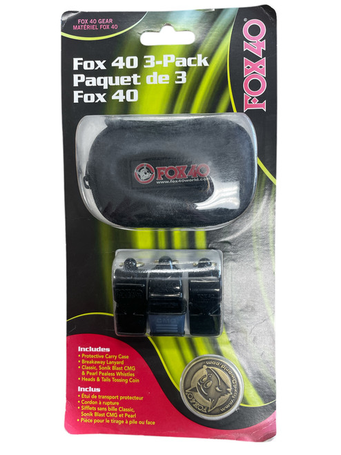 Vist Large View of Product Image Which is New Fox40  3-Pack Whistles 11362-FOX69060500