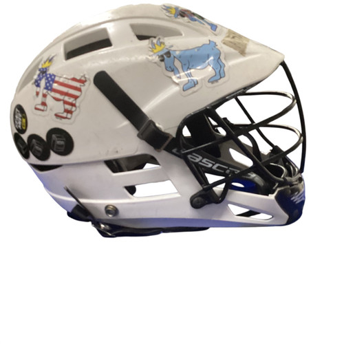 Vist Large View of Product Image Which is Used Cascade YTH CASCADE Lacrosse Helmet White One Size