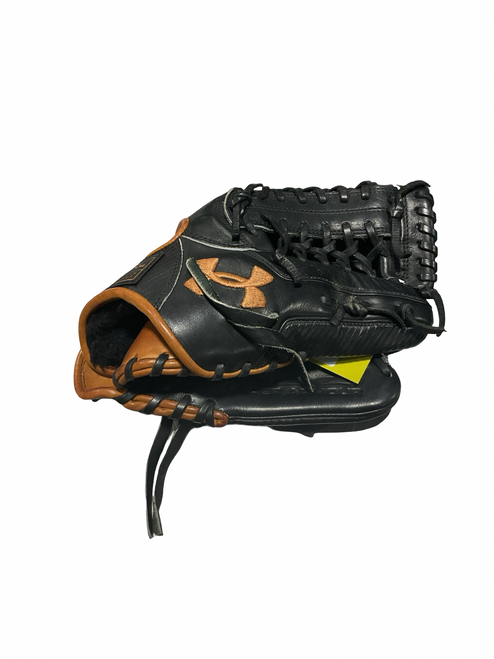 Vist Large View of Product Image Which is Used Under Armour GENUINE PRO GLOVE BB/SB Glove RH Throw Black 11 3/4"
