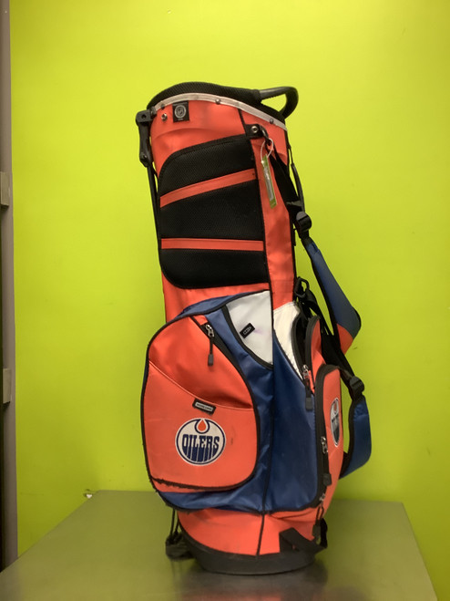 Vist Large View of Product Image Which is Used EDMONTON OILERS STAND BAG Mens Stand Bag Orange