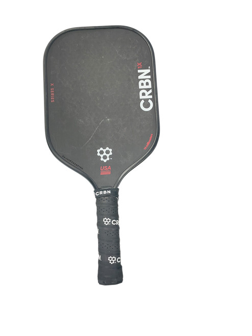 Vist Large View of Product Image Which is Used CRBN 1X Pickleball Racquet Black