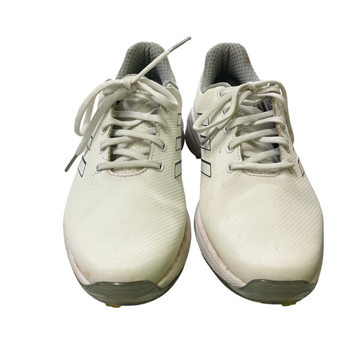 Vist Large View of Product Image Which is Used Adidas Mens Golf Shoes White Senior 9