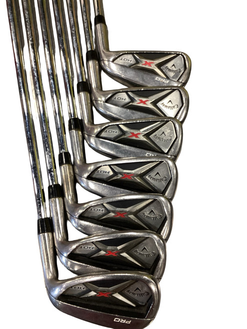 Vist Large View of Product Image Which is Used Callaway PRO X HOT Mens Iron Set RH 4I-PW