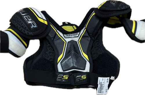Vist Large View of Product Image Which is Used Bauer SUPREME 2S PRO Youth Shoulder Pads LG