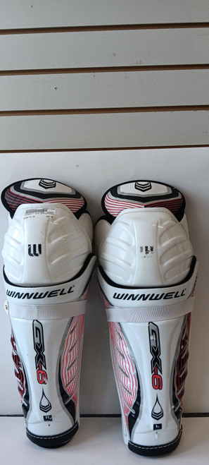 Vist Large View of Product Image Which is Used WinnWell GX-6 SHIN GUARDS Senior Shin Guards None 14"
