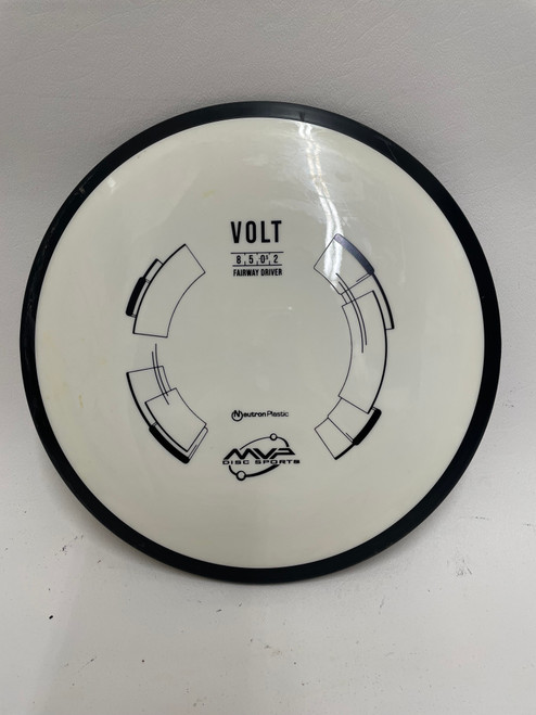 Vist Large View of Product Image Which is Used MVP VOLT Disc Golf Driver White