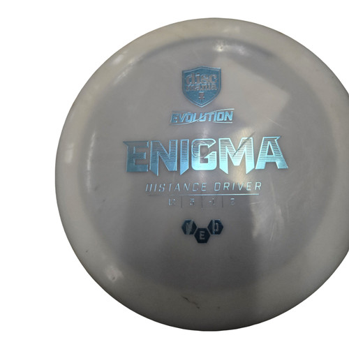 Vist Large View of Product Image Which is Used Discmania ENIGMA EVOLUTION Disc Golf Driver White