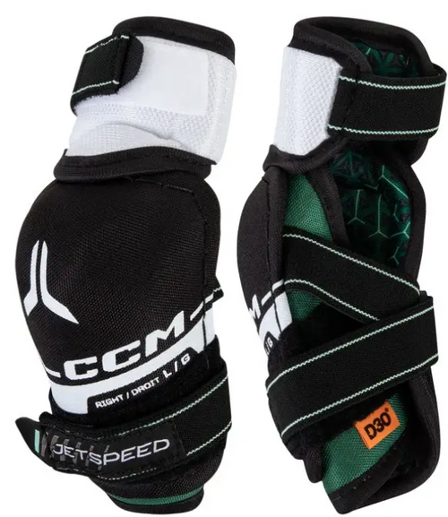 Vist Large View of Product Image Which is CCM Jetspeed FTW Pro Girl's Youth Elbow Pads