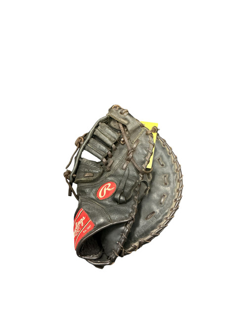 Vist Large View of Product Image Which is Used Rawlings PREMIUM SERIES BB/SB First Base LH Throw Black 12 1/2"