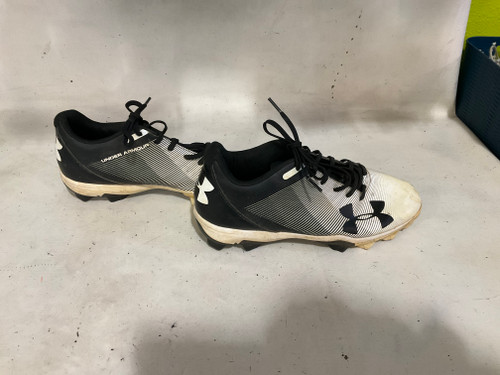 Vist Large View of Product Image Which is Used Under Armour BASEBALL CLEATS BB/SB Cleats Black Senior 9