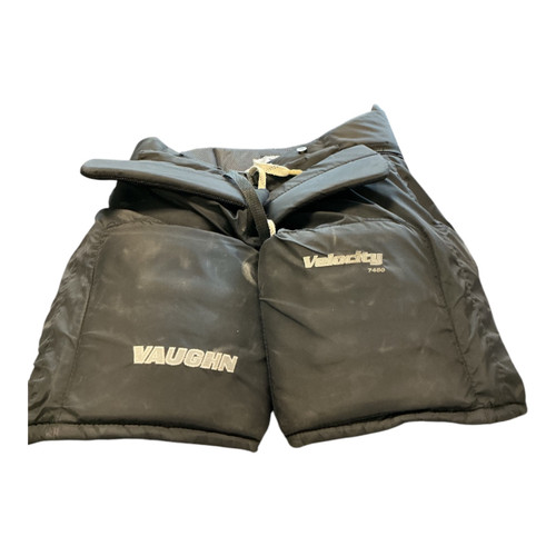 Vist Large View of Product Image Which is Used Vaughn VELOCITY 7450 Senior Goalie Pant Black LG
