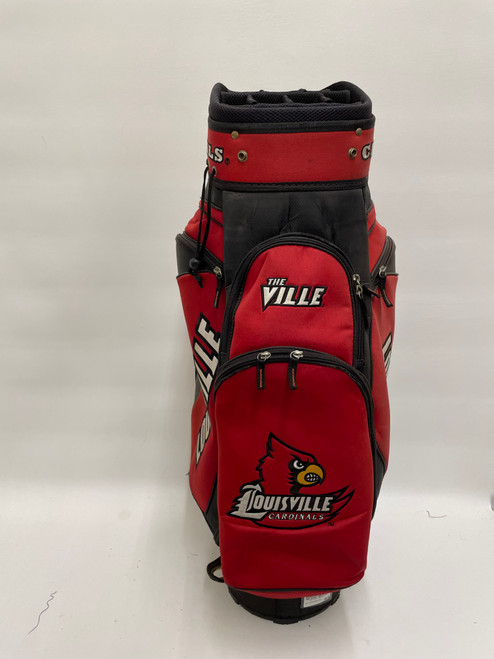 Vist Large View of Product Image Which is Used TEAM EFFORT CARDINALS GOLF BAG Mens Cart Bag White/Black/Red