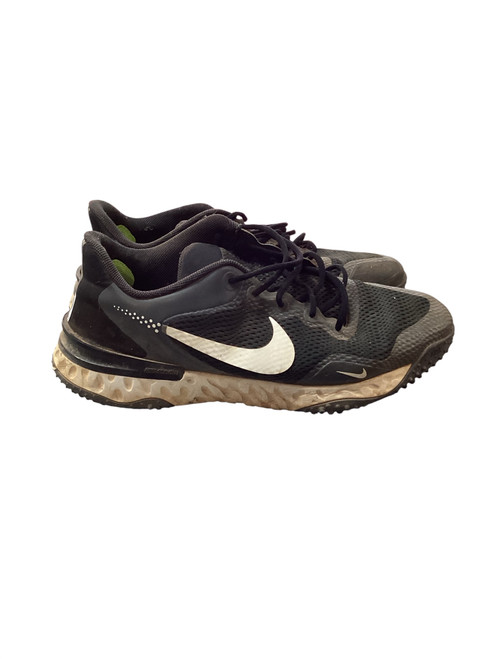 Vist Large View of Product Image Which is Used Nike RENEW SZ 11.5 BLK BB/SB Cleats Black Senior 11.5