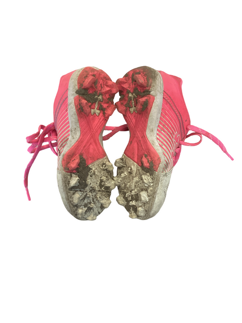 Vist Large View of Product Image Which is Used Under Armour BASEBALL CLEAT SIZE 1 BB/SB Cleats Pink Junior 01