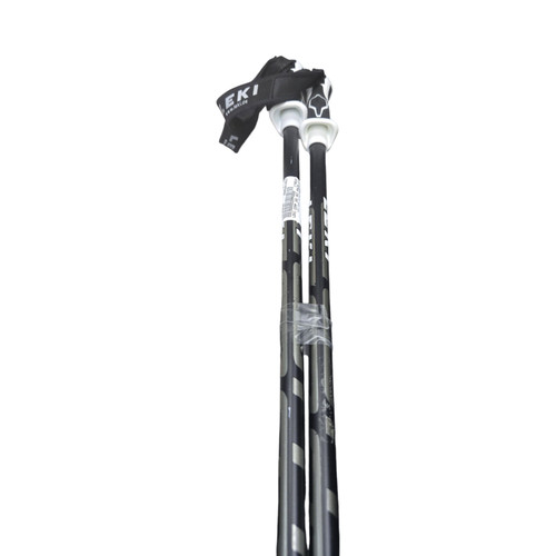 Vist Large View of Product Image Which is Used LEKI COMP 16C SKI POLES 115CM Mens DH Ski Pole Black 115 cm / 46 in