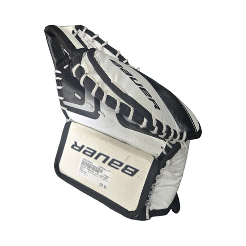 Vist Large View of Product Image Which is Used Bauer PRODIGY YTH CATCHER Youth Goalie Catcher White