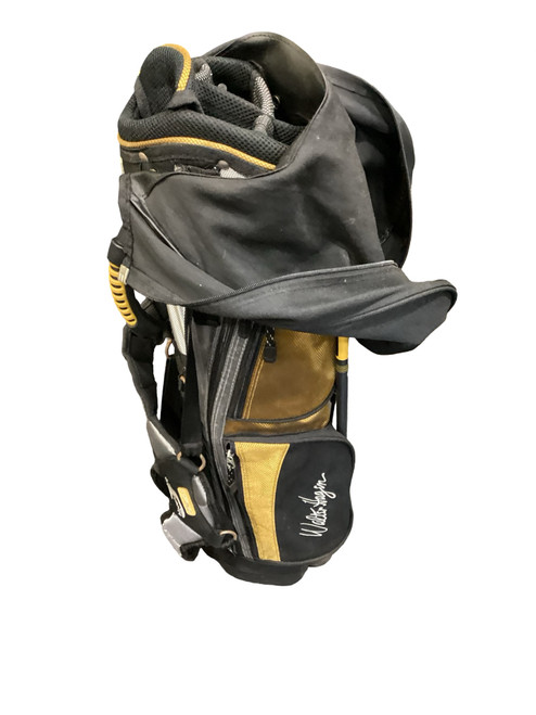 Vist Large View of Product Image Which is Used Walter Hagen HAGEN JR SERIES III Jr Stand Bag Yellow And Grey