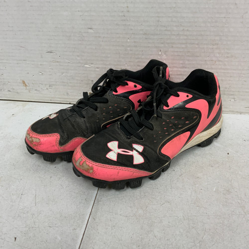 Vist Large View of Product Image Which is Used Under Armour ARMOUR BOUND BB/SB Cleats Pink Junior 03.5