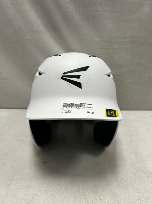 Vist Large View of Product Image Which is Used Easton 7 1/8 - 7 3/4 Batting Helmet No Mask White LG