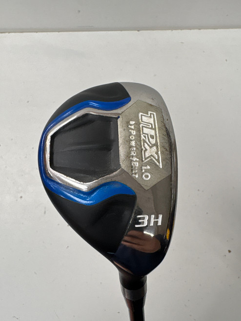 Vist Large View of Product Image Which is Used Powerbilt TPX 1.0 Mens Hybrid Club RH 3 Hybrid