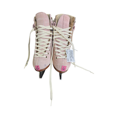 Vist Large View of Product Image Which is Used Riedell EMBER WOMENS SKATES WomensFigure Skate Pink Senior 6