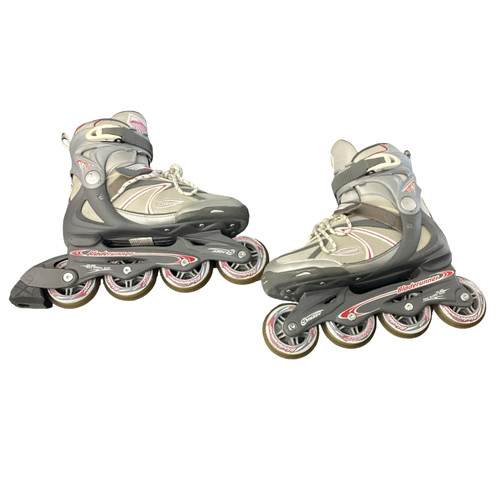 Vist Large View of Product Image Which is Used Bladerunner SKATES Senior Roller Quad Skates Grey Senior 8