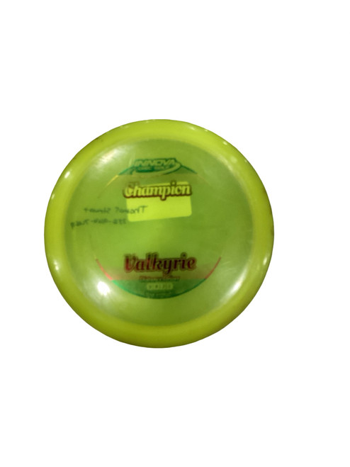 Vist Large View of Product Image Which is Used Innova VALKYRIE Disc Golf Driver Yellow