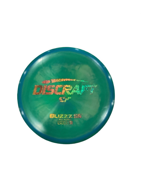 Vist Large View of Product Image Which is Used Discraft BUZZZ Disc Golf Mid Range Royal Blue 175g