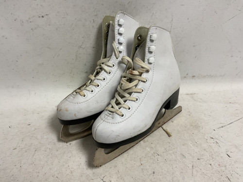 Vist Large View of Product Image Which is Used AMERICAN Girls Figure Skate White Junior 02