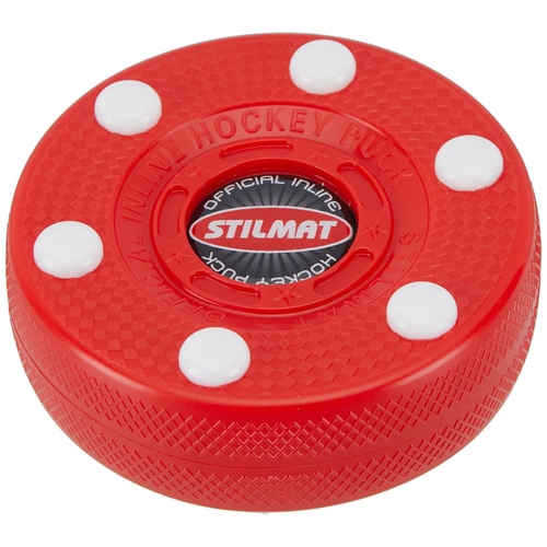 Vist Large View of Product Image Which is Stilmat Roller Hockey Puck Red