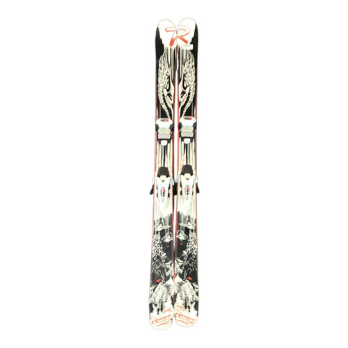 Vist Large View of Product Image Which is Used Rossignol SCRATCH Mens DH Ski/Binding White 170 cm