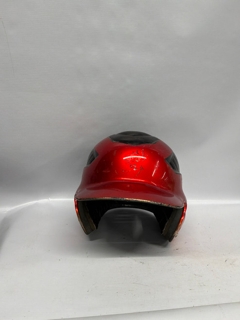 Vist Large View of Product Image Which is Used Rawlings BLACK RED Batting Helmet No Mask Red MD