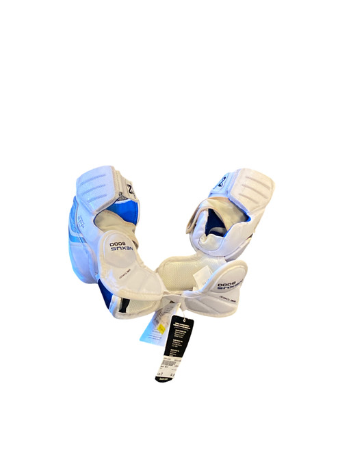 Vist Large View of Product Image Which is Used Bauer NEXUS Junior Elbow Pads SM