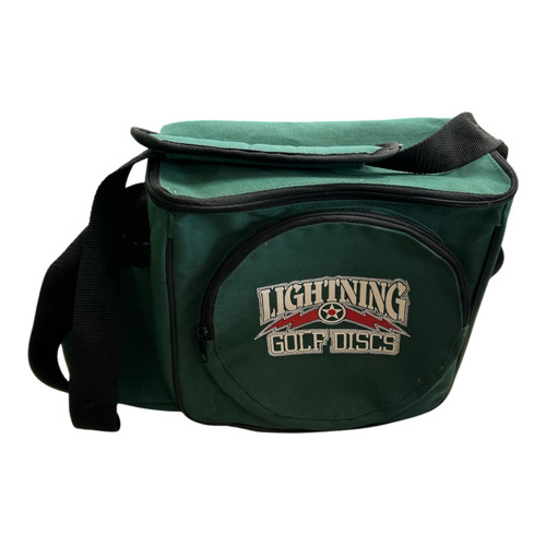 Vist Large View of Product Image Which is Used Lightning Disc Golf Bag Dark Green