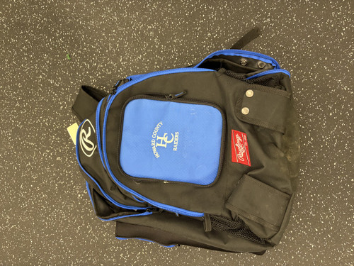 Vist Large View of Product Image Which is Used Rawlings HOWARD COUNTY RAIDERS BB/SB Player Backpack Royal Blue