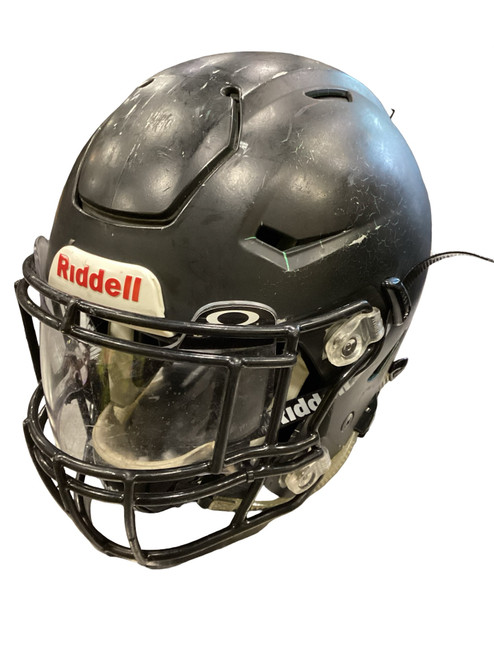 Vist Large View of Product Image Which is Used Riddell SPEED FLEX FB Helmet Black One Size