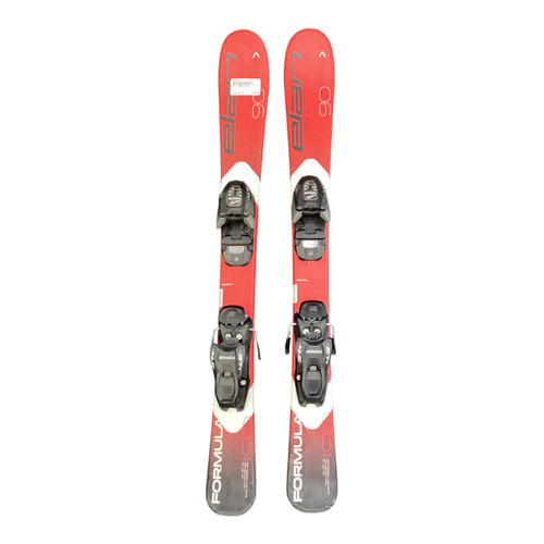 Vist Large View of Product Image Which is Used Elan FORMULA 90 Boys DH Ski/Binding Red 101 cm