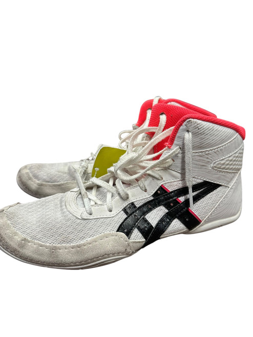 Vist Large View of Product Image Which is Used Asics Wrestling Shoes White Senior 7