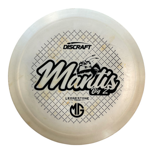 Vist Large View of Product Image Which is Used Discraft BIG Z MANTIS Disc Golf Driver White 174g