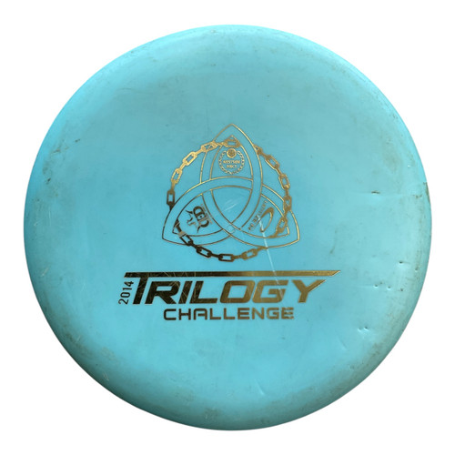 Vist Large View of Product Image Which is Used Westside SHIELD Disc Golf Putter Sky Blue 172g
