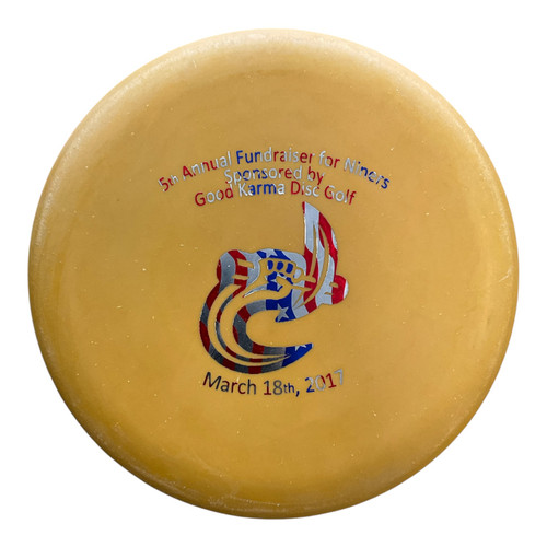 Vist Large View of Product Image Which is Used Gateway WIZARD Disc Golf Putter Gold 175g