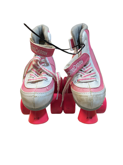 Vist Large View of Product Image Which is Used RollerDerby FIRESTAR Child Roller Quad Skates Pink Youth 12.0