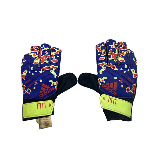 Vist Large View of Product Image Which is Used Adidas PREDATOR TRAINING Soccer Goalie Gloves Royal Blue 1