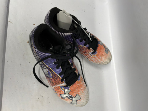Vist Large View of Product Image Which is Used Under Armour Soccer Cleats Orange Junior 04.5