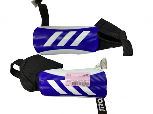 Vist Large View of Product Image Which is Used Adidas Soccer Shin Guards Youth Royal Blue MD