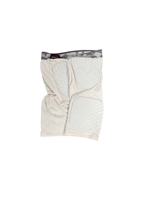 Vist Large View of Product Image Which is Used McDavid Youth FB Integrated Pants White LG