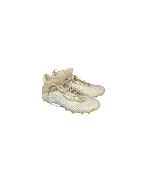 Vist Large View of Product Image Which is Used New Balance LAX Cleats Boys White Junior 04