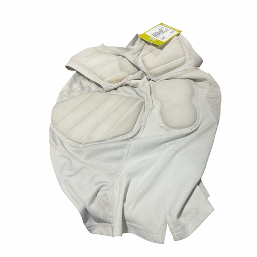 Vist Large View of Product Image Which is Used Shock DR WHT PADDED SHIRT FB Top Youth White MD